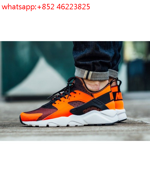 chaussures homme orange